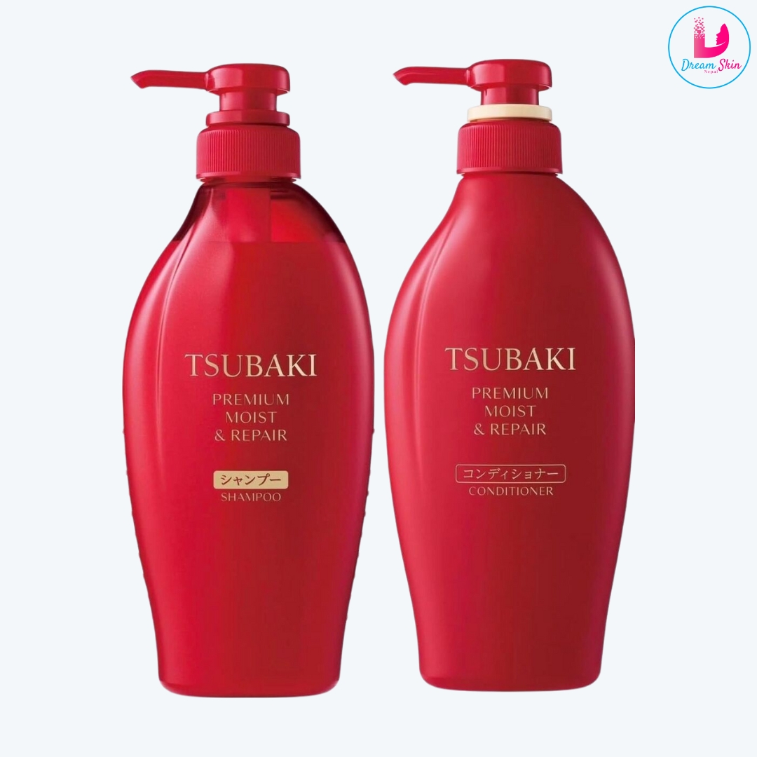 Shiseido Tsubaki  Premium Moist & Repair Shampoo & Conditioner Set [450ml]	
